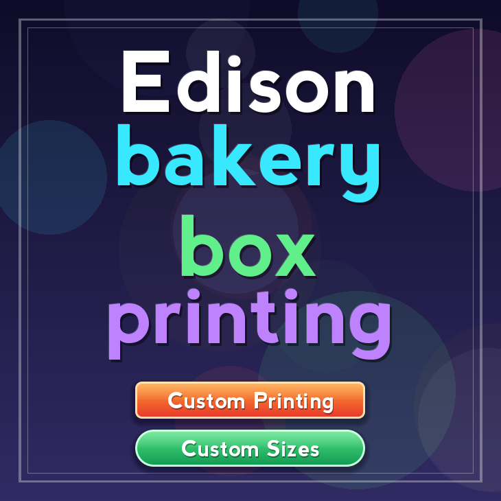 Edison bakery box printing