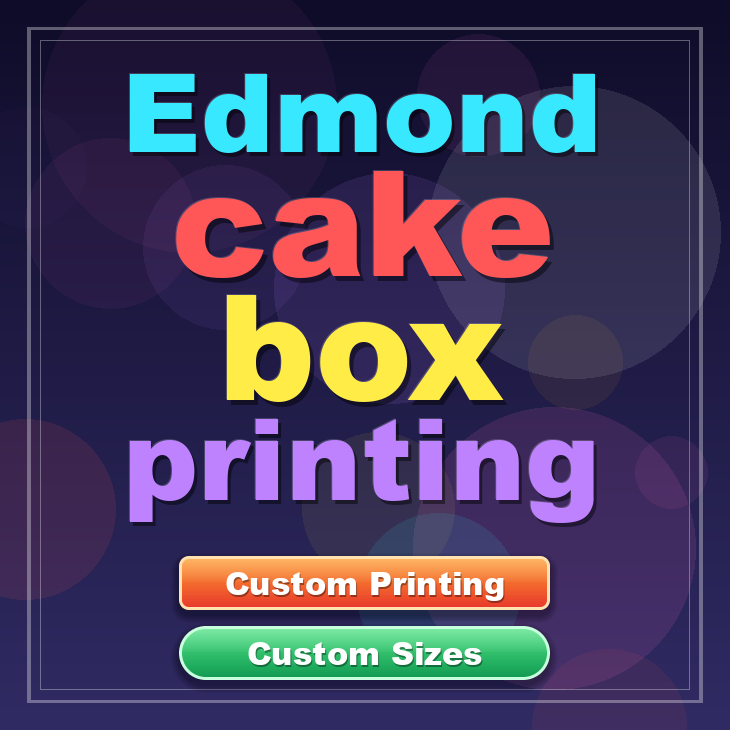 Edmond cake box printing