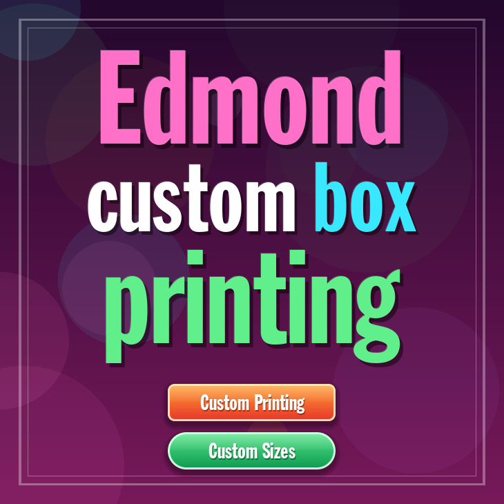 Edmond custom box printing