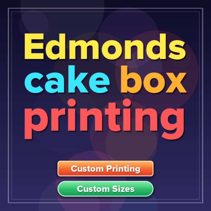 Edmonds cake box printing