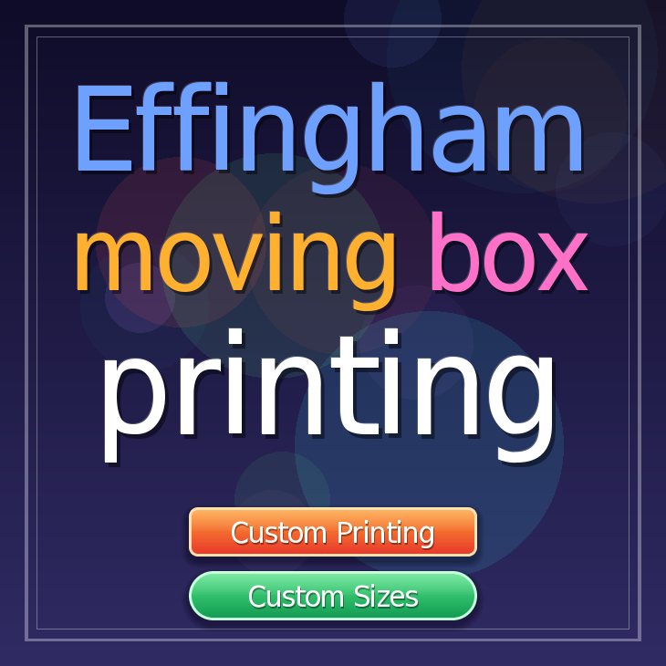 Effingham moving box printing