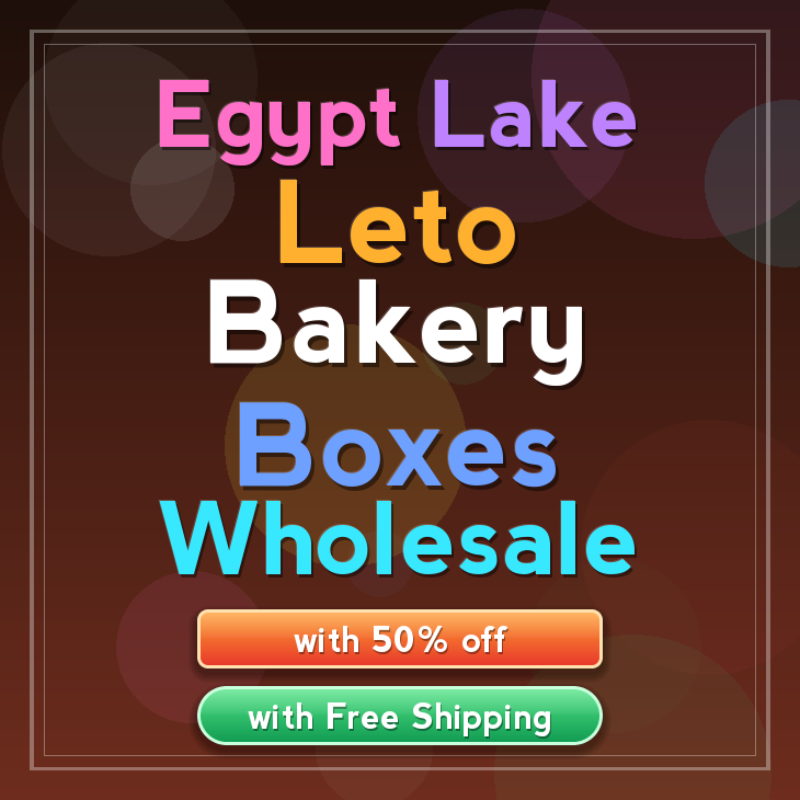 Egypt Lake Leto bakery boxes
