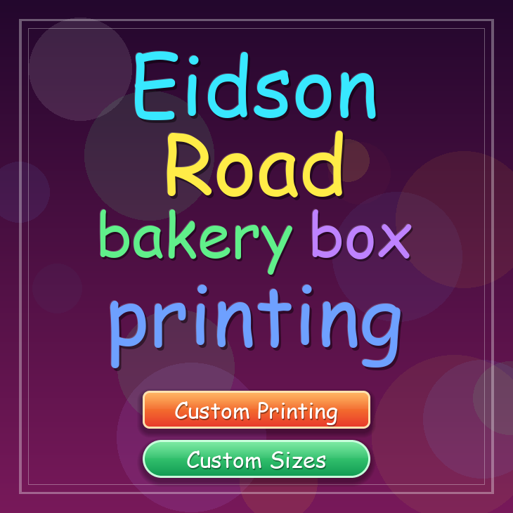 Eidson Road bakery box printing