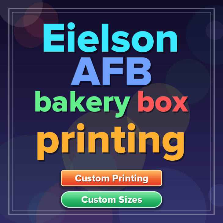 Eielson Afb bakery box printing