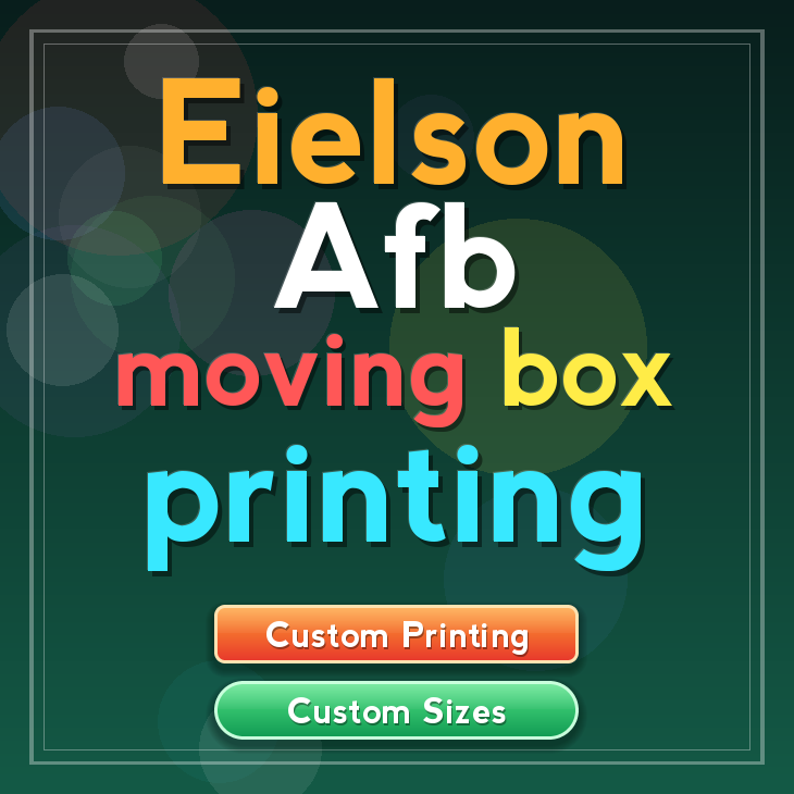 Eielson Afb moving box printing