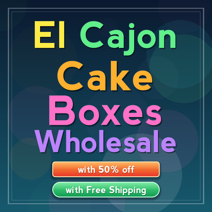 El Cajon cake boxes