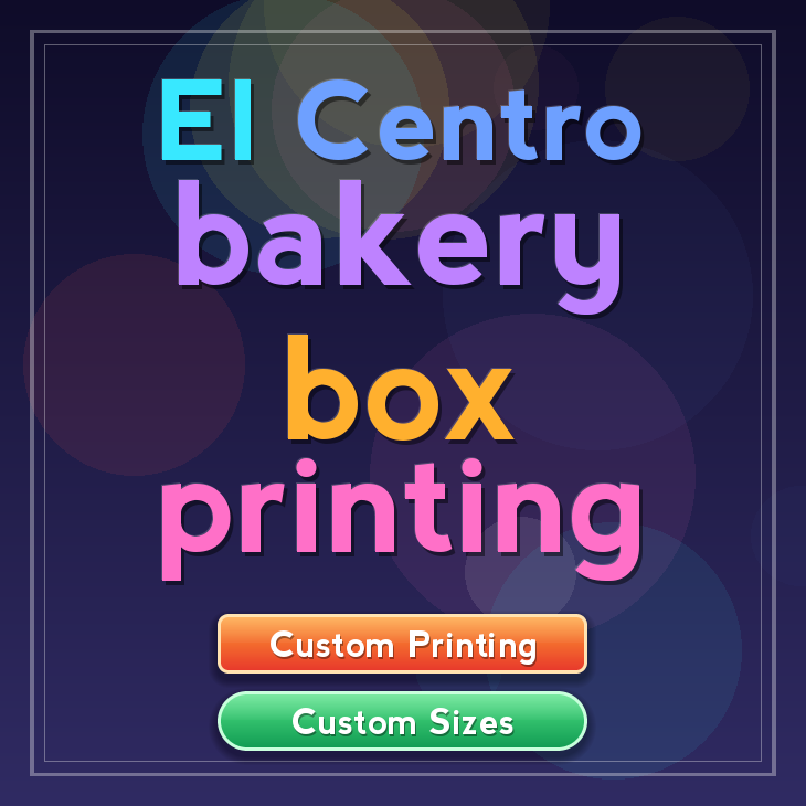 El Centro bakery box printing
