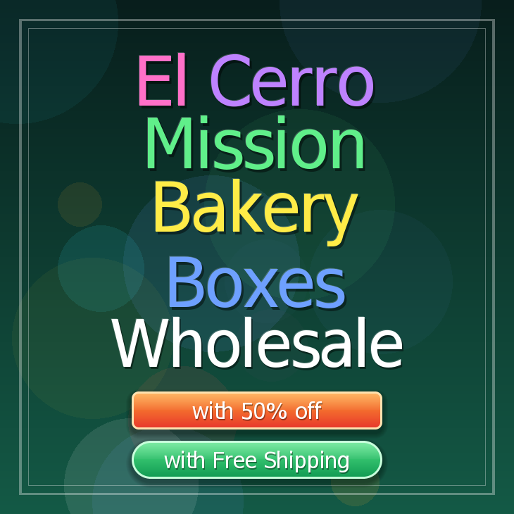El Cerro Mission bakery boxes