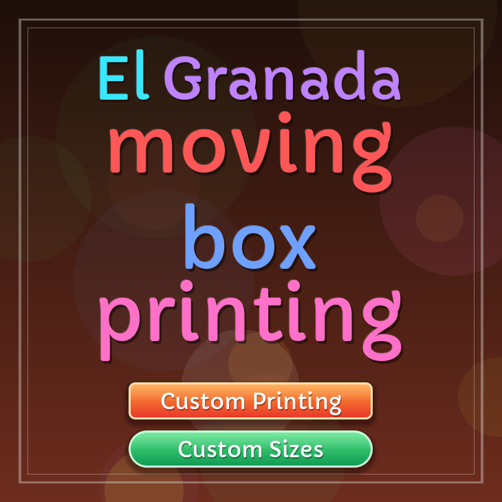El Granada moving box printing