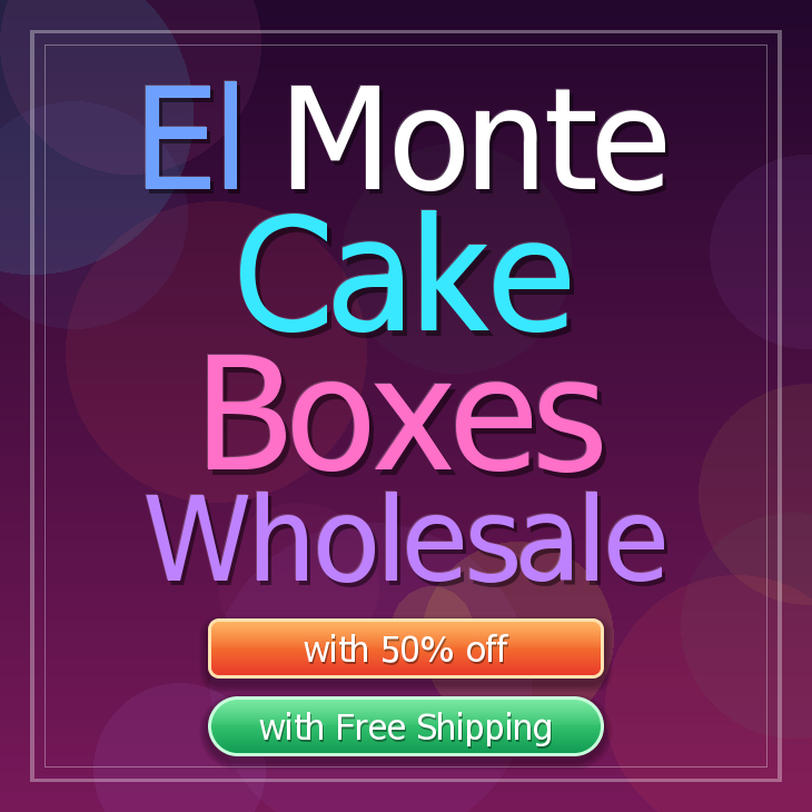 El Monte cake boxes