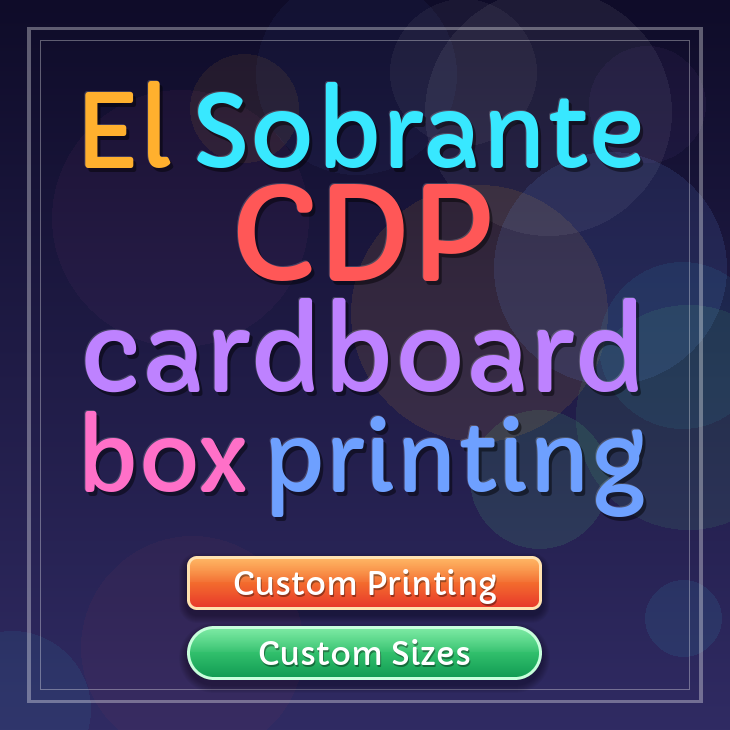 El Sobrante CDP cardboard box printing