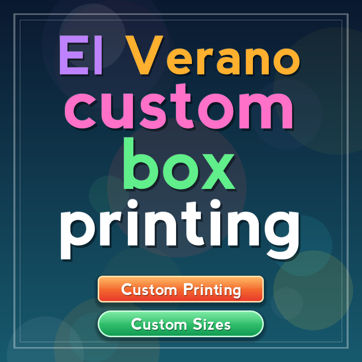 El Verano custom box printing