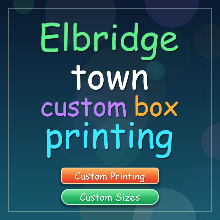 Elbridge town custom box printing