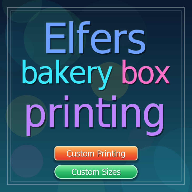 Elfers bakery box printing