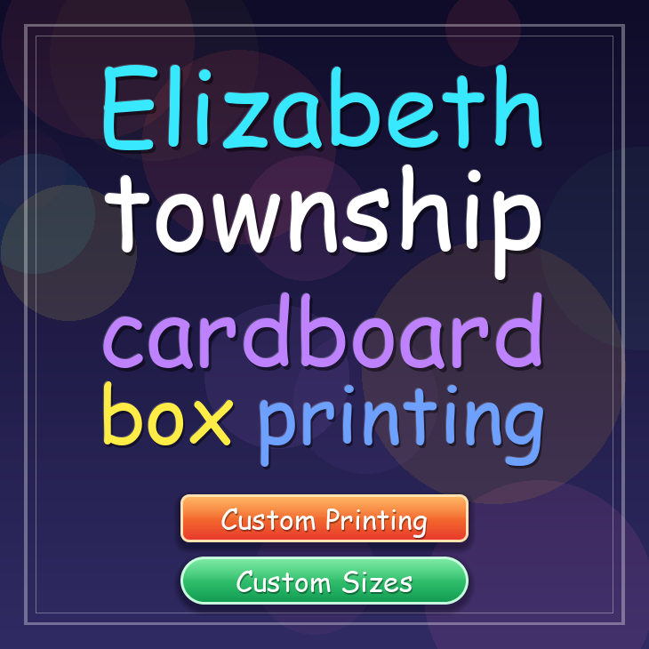 Elizabeth township cardboard box printing