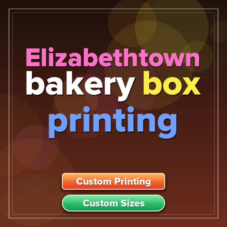 Elizabethtown bakery box printing