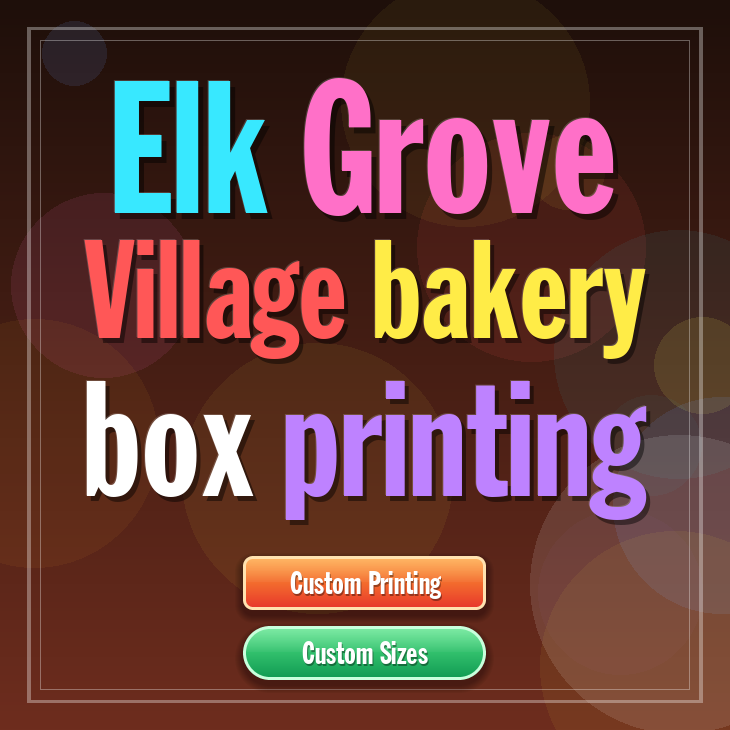 Elk Grove Village bakery box printing