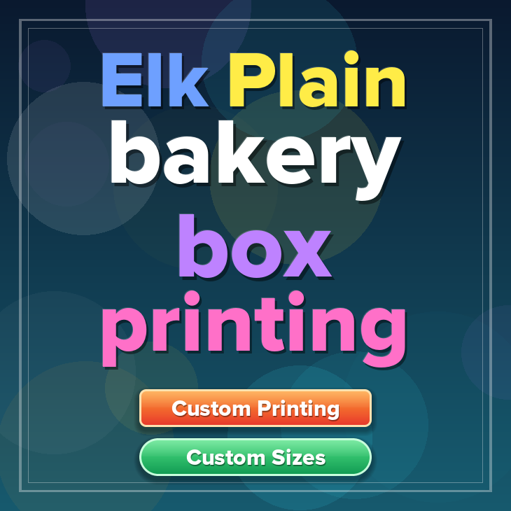 Elk Plain bakery box printing