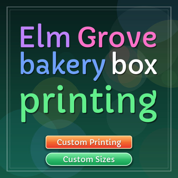 Elm Grove bakery box printing