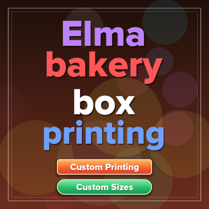 Elma bakery box printing