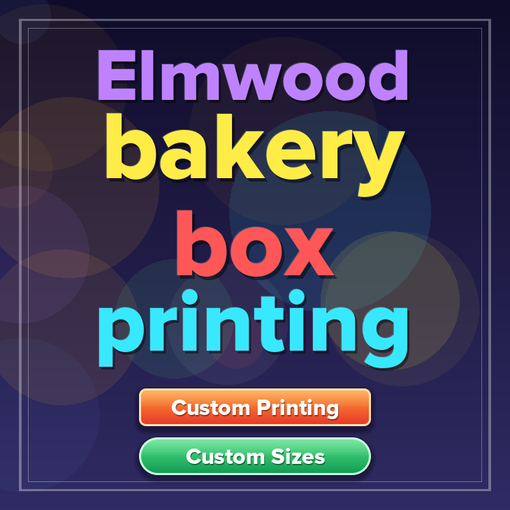 Elmwood bakery box printing