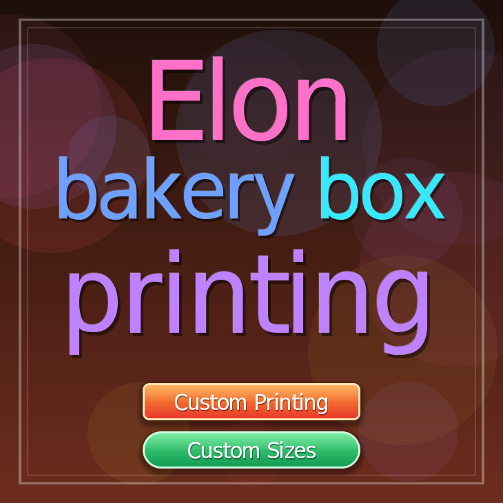Elon bakery box printing