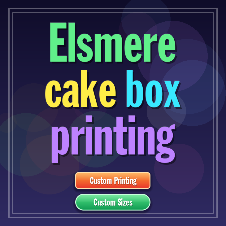 Elsmere cake box printing