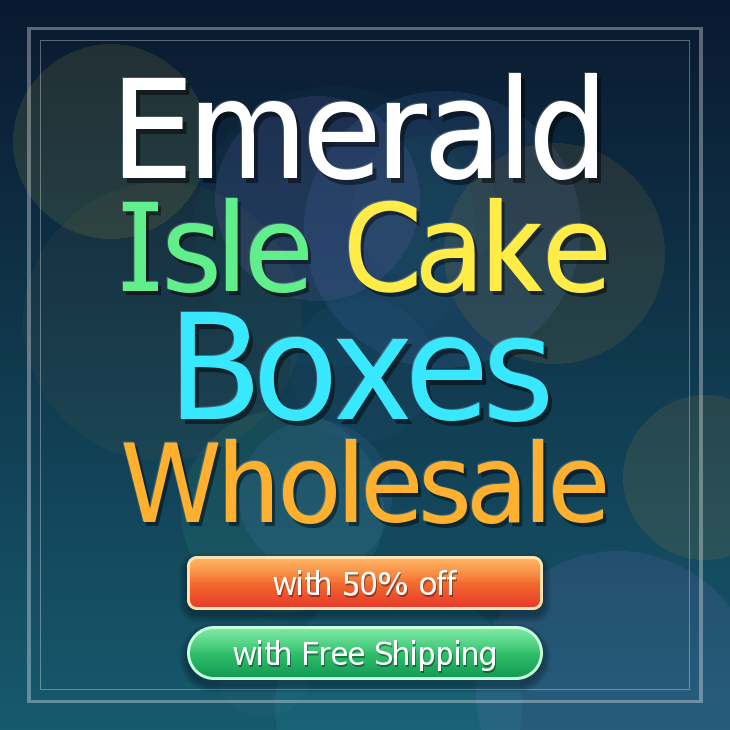 Emerald Isle cake boxes