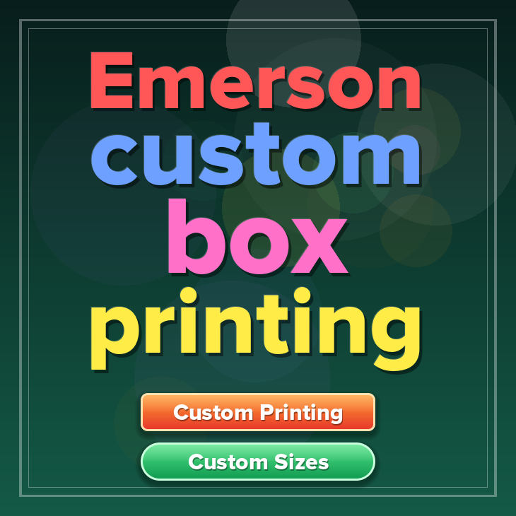 Emerson custom box printing
