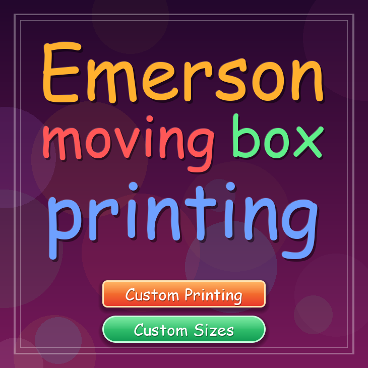 Emerson moving box printing