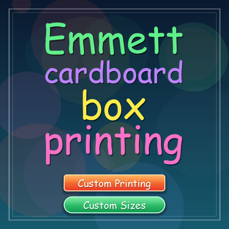 Emmett cardboard box printing