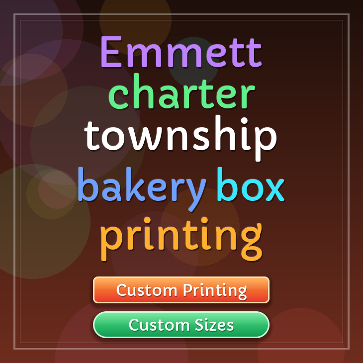 Emmett Charter Township bakery box printing