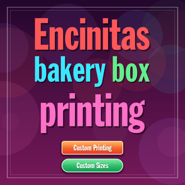 Encinitas bakery box printing