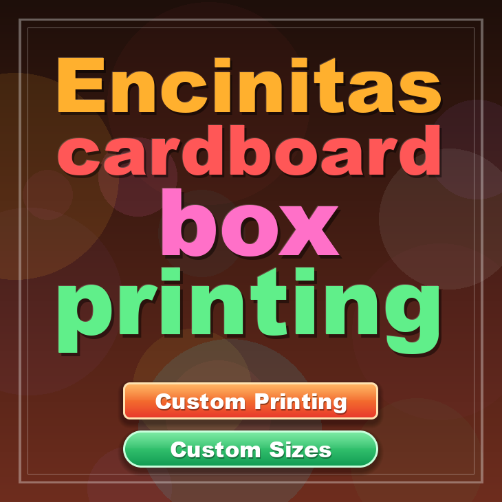 Encinitas cardboard box printing