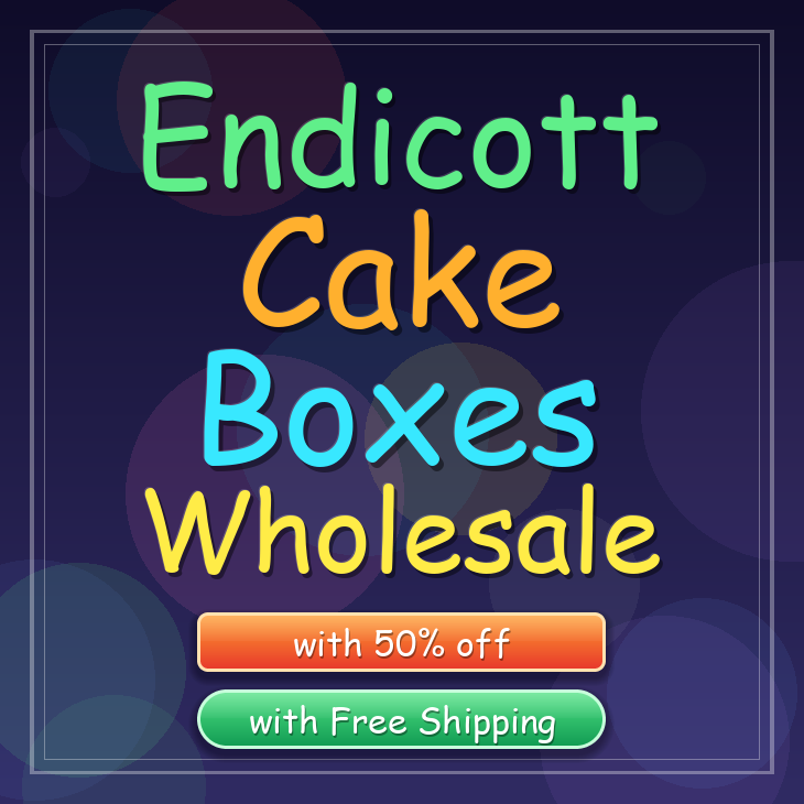 Endicott cake boxes