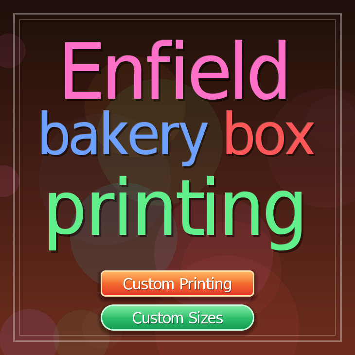Enfield bakery box printing