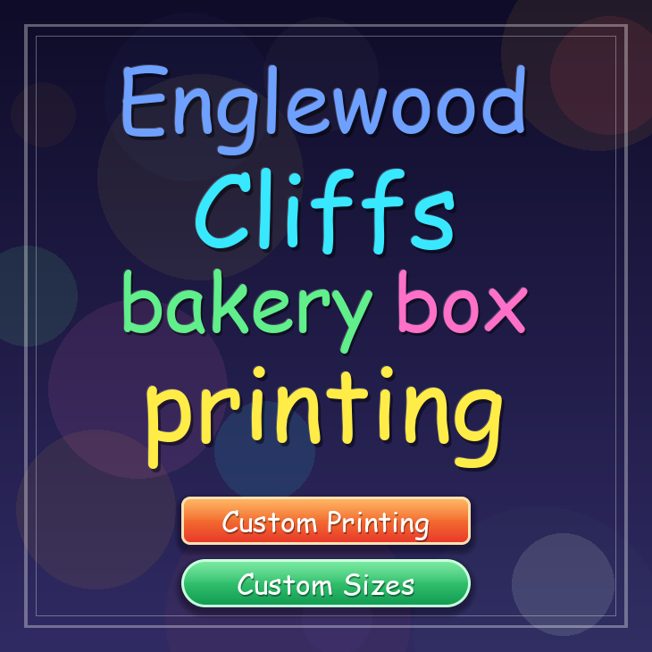 Englewood Cliffs bakery box printing