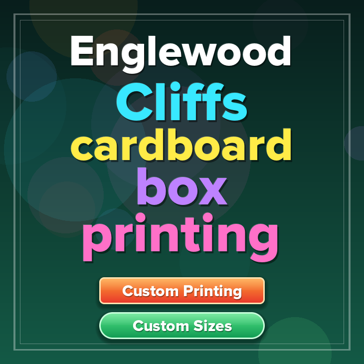 Englewood Cliffs cardboard box printing