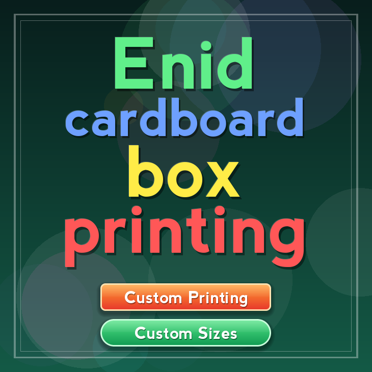 Enid cardboard box printing