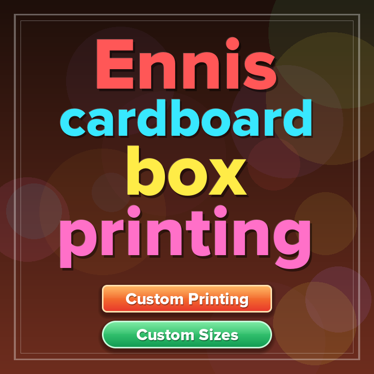 Ennis cardboard box printing