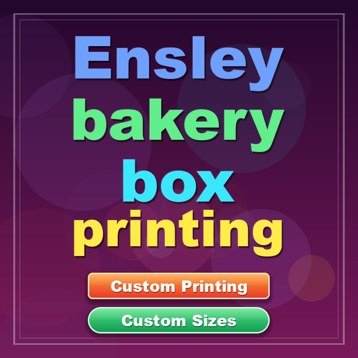 Ensley bakery box printing