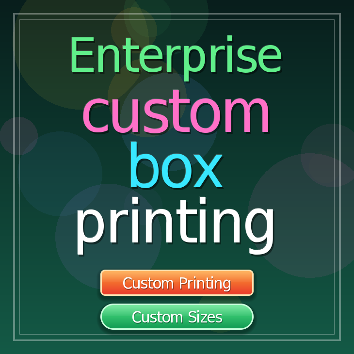 Enterprise custom box printing