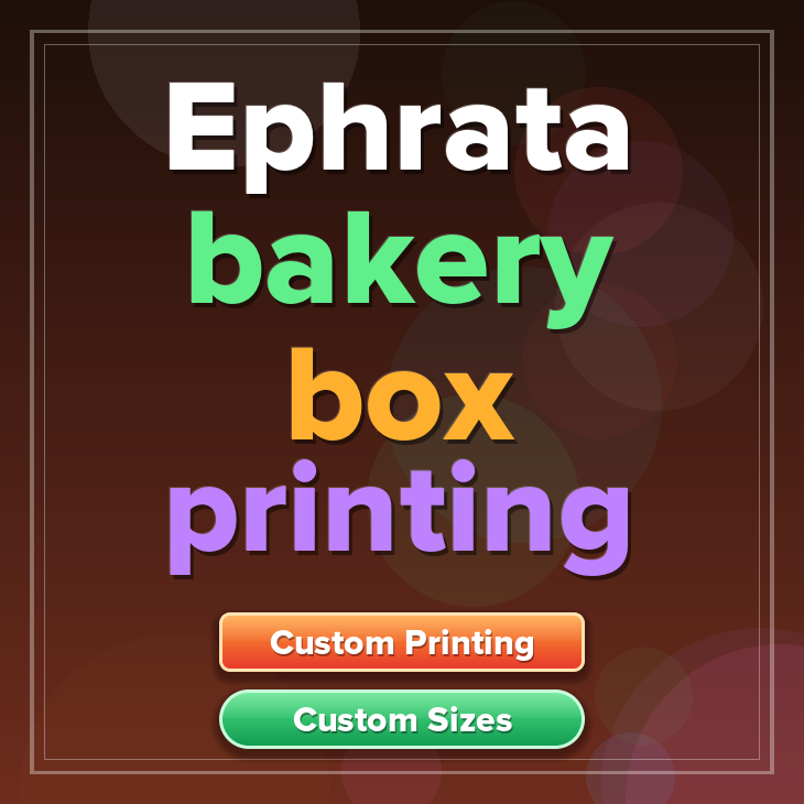 Ephrata bakery box printing