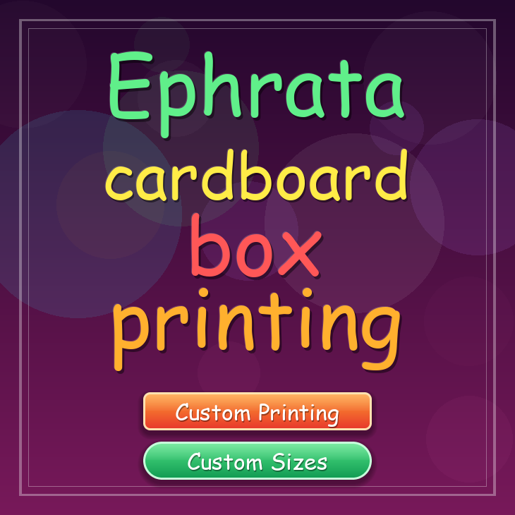 Ephrata cardboard box printing
