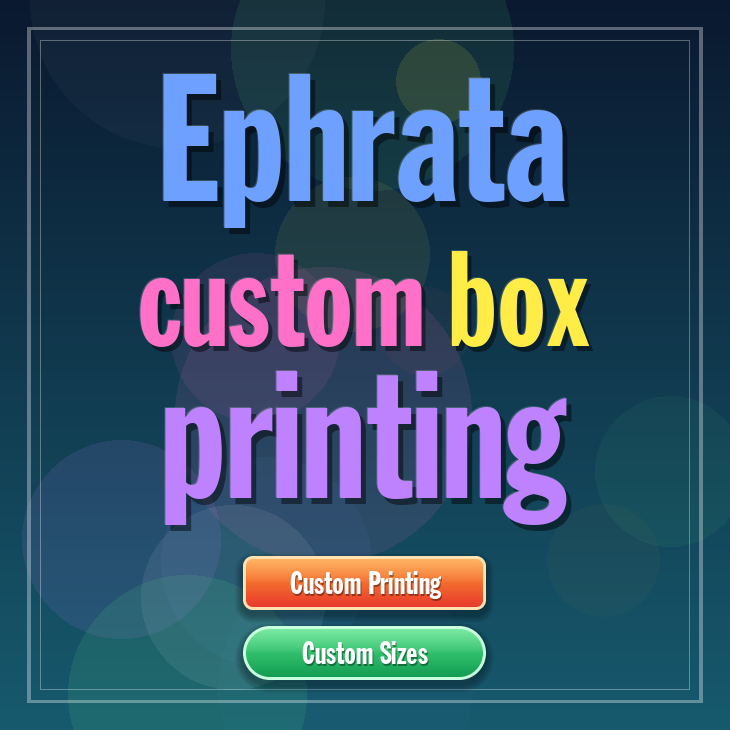 Ephrata custom box printing