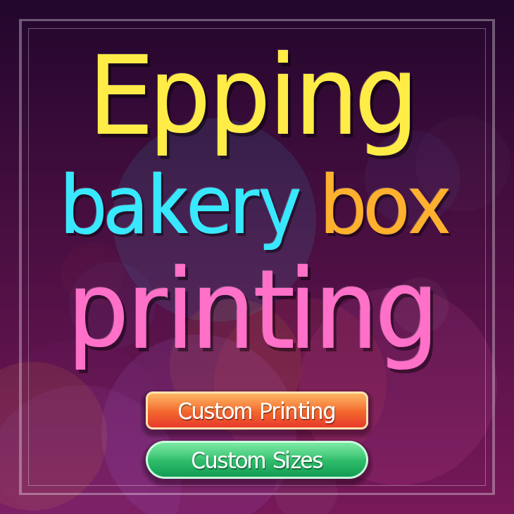Epping bakery box printing