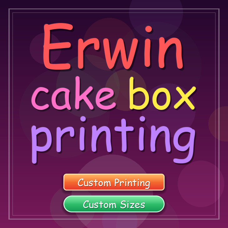 Erwin cake box printing
