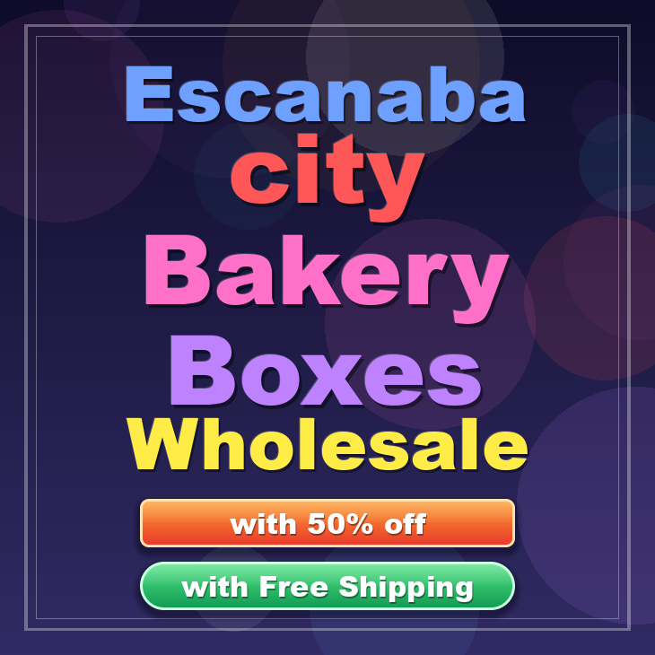 Escanaba City bakery boxes