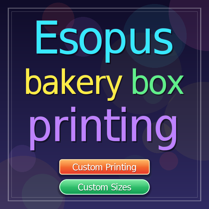 Esopus bakery box printing