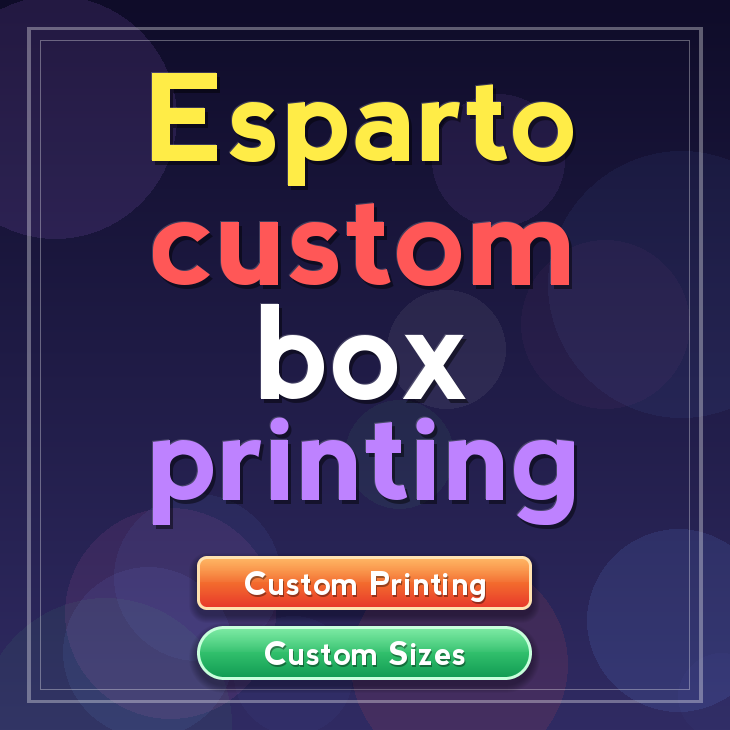 Esparto custom box printing